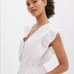 American Eagle Garden Party Wrap Romper